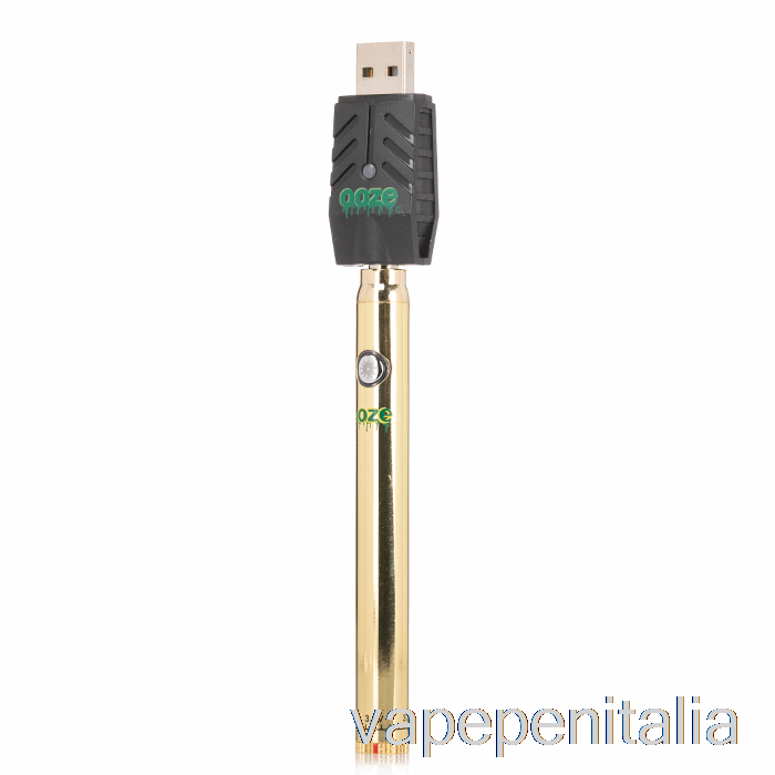 Vape In Italia Ooze 320mah Twist Slim Pen Batteria Oro